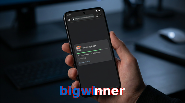 Main screen of Bigwinner apk page for PK players