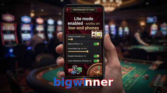 Payment and PKR controls in Bigwinner