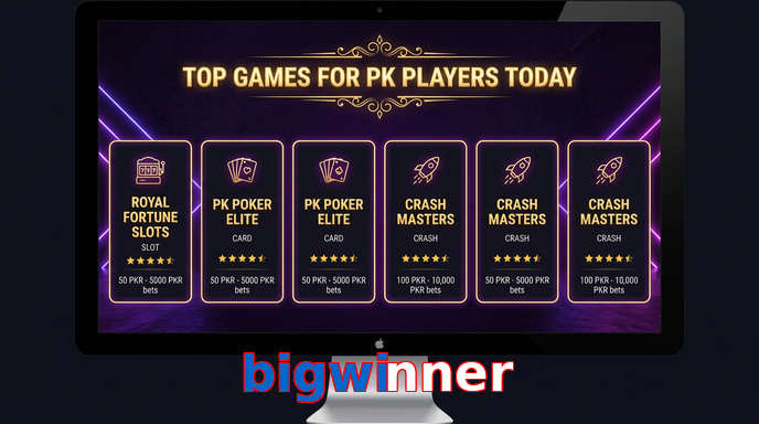 Payment and PKR controls in Bigwinner