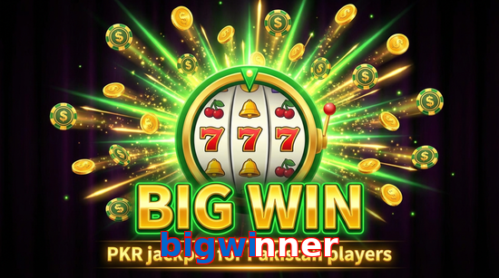 Big win animation on Bigwinner slot game
